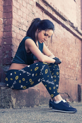 Image of LA Lovin Kisses FB Leggings