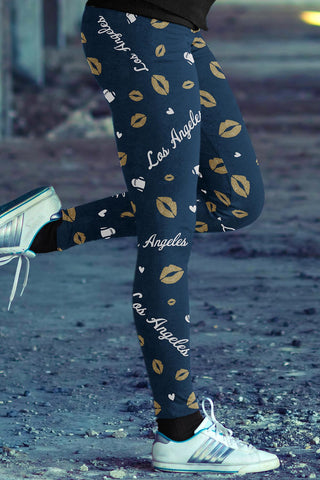 Image of LA Lovin Kisses FB Leggings