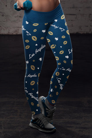 Image of LA Lovin Kisses FB Leggings