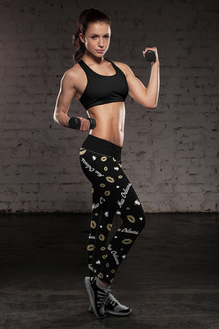 Image of NO Lovin Kisses FB Leggings