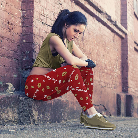 Image of SF Lovin Kisses FB Leggings