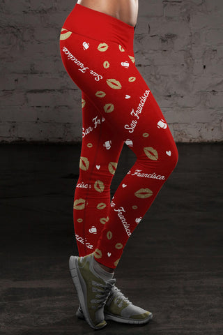 Image of SF Lovin Kisses FB Leggings