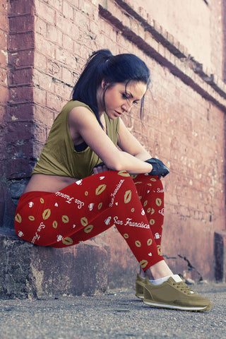Image of SF Lovin Kisses FB Leggings