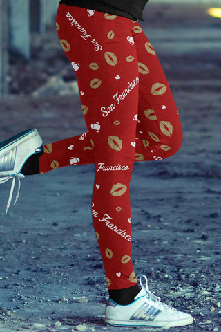 Image of SF Lovin Kisses FB Leggings