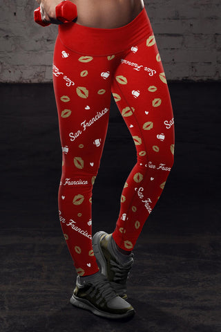 Image of SF Lovin Kisses FB Leggings