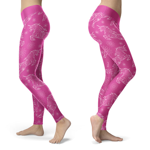 Image of Unicorn Flower Leggings