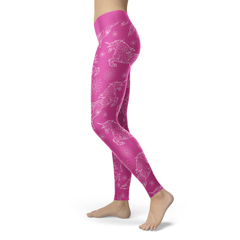Image of Unicorn Flower Leggings