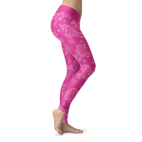 Image of Unicorn Flower Leggings