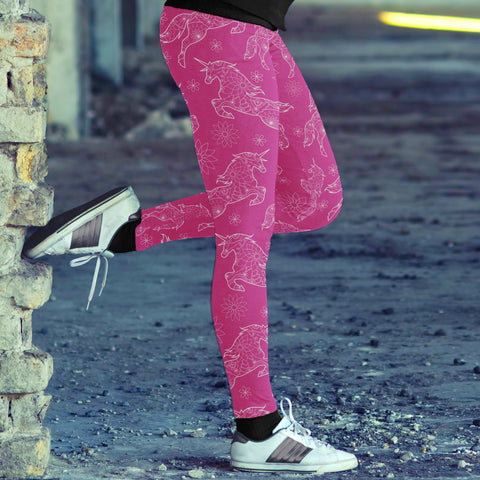 Image of Unicorn Flower Leggings