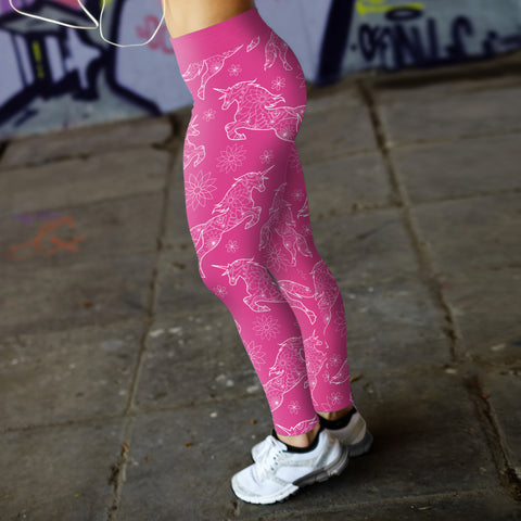 Image of Unicorn Flower Leggings