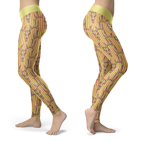 Image of Hunting Leggings Deer Skull