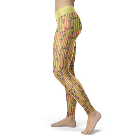 Image of Hunting Leggings Deer Skull