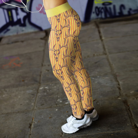 Image of Hunting Leggings Deer Skull