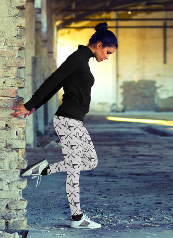 Image of Hunting Leggings Ducks and Guns