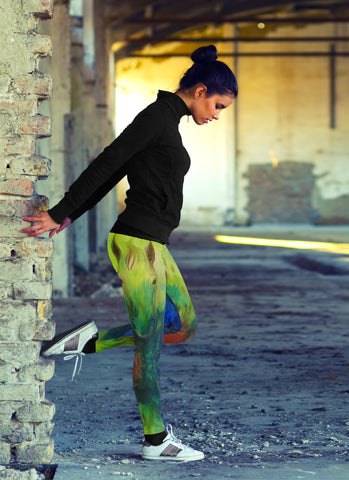 Image of Horse Leggings Oil Painted