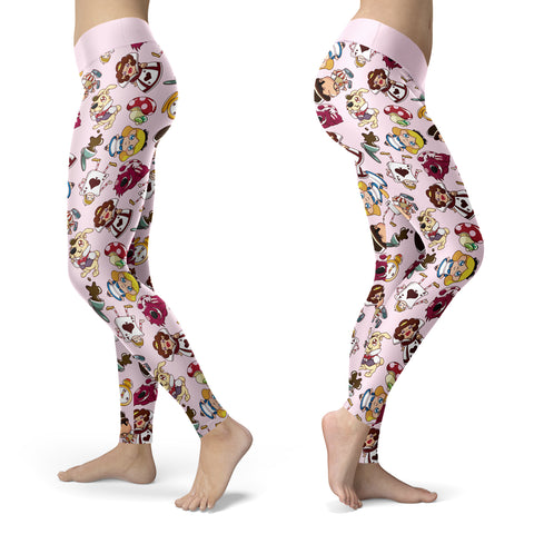Image of Wonderland Leggings Light Pink