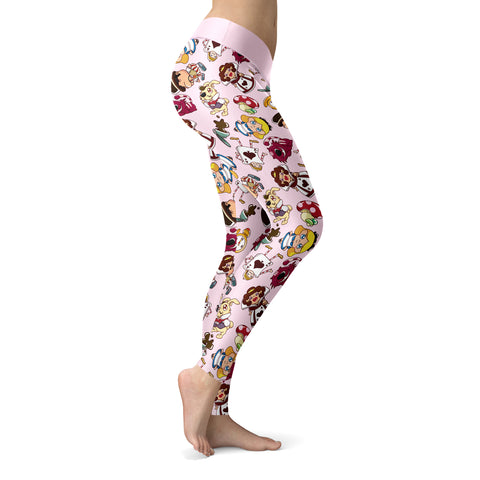 Image of Wonderland Leggings Light Pink