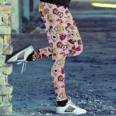 Image of Wonderland Leggings Light Pink