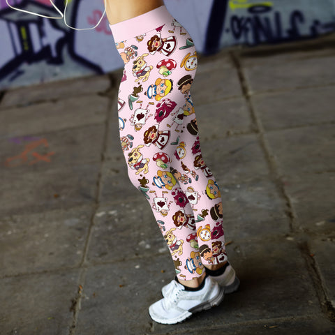 Image of Wonderland Leggings Light Pink