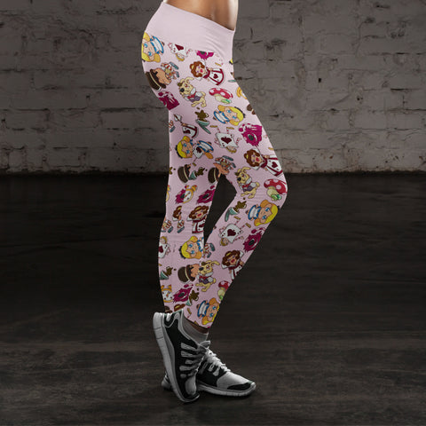 Image of Wonderland Leggings Light Pink