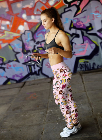 Image of Wonderland Leggings Light Pink