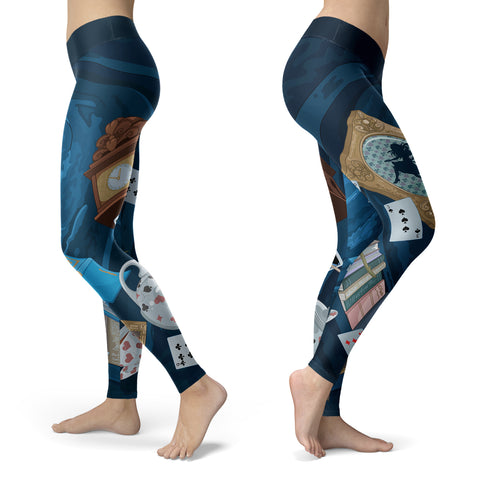 Image of Wonderland Leggings Down The Rabbit Hole
