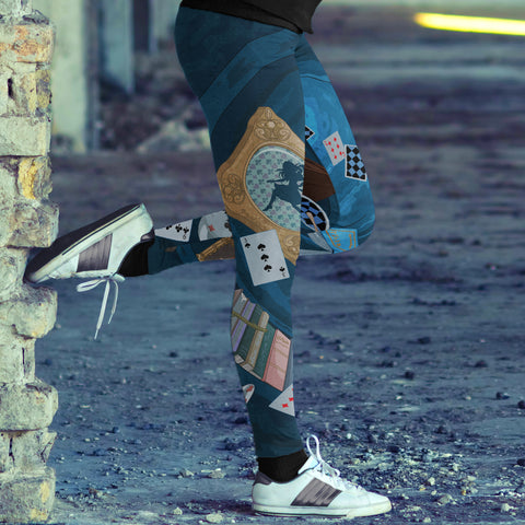 Image of Wonderland Leggings Down The Rabbit Hole