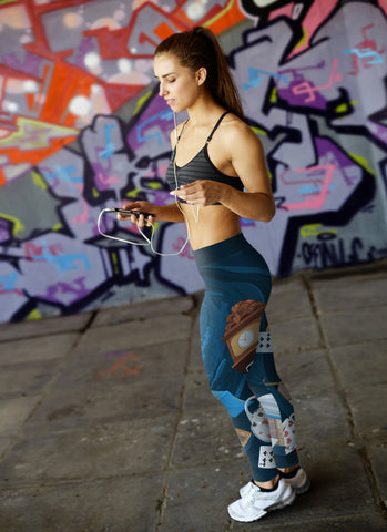 Image of Wonderland Leggings Down The Rabbit Hole