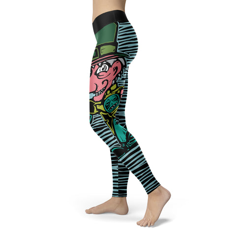 Image of Wonderland Leggings We're All Mad!