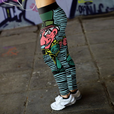 Image of Wonderland Leggings We're All Mad!