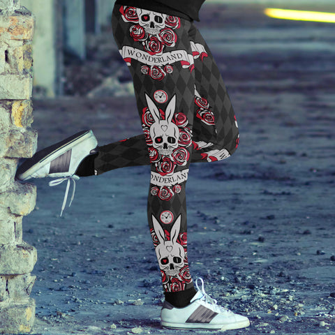 Image of Wonderland Skull and Rabbit Ears