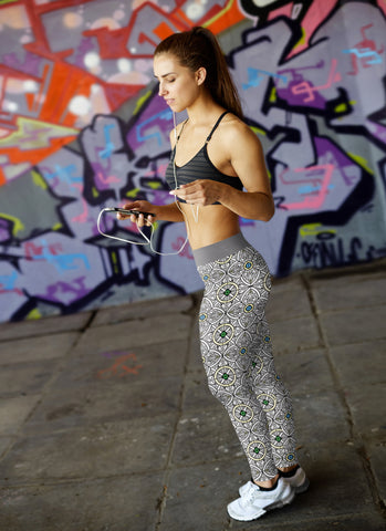 Image of Stained Glass Church Window Leggings