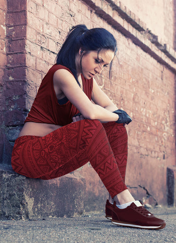 Image of Native Bird Red Pattern