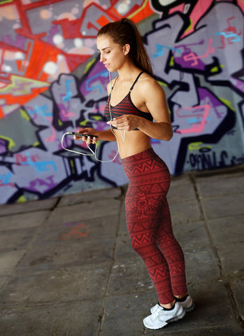 Image of Native Bird Red Pattern