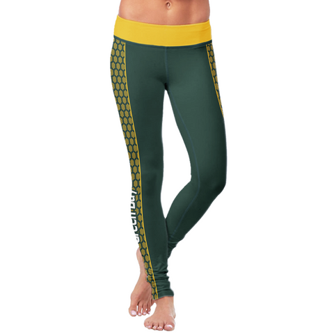 Image of Green Bay Sports Honeycomb Stripe Leggings