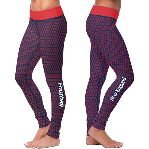 Image of New England Honeycomb Football Leggings