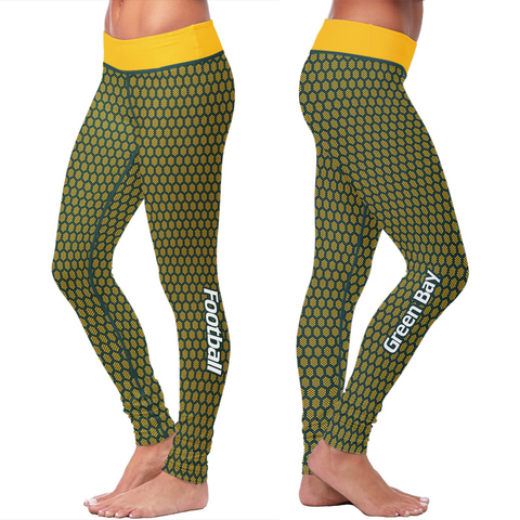 Image of Green Bay Sports Honeycomb Leggings