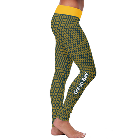 Image of Green Bay Sports Honeycomb Leggings