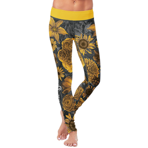 Image of Pittsburgh Flower Football Leggings