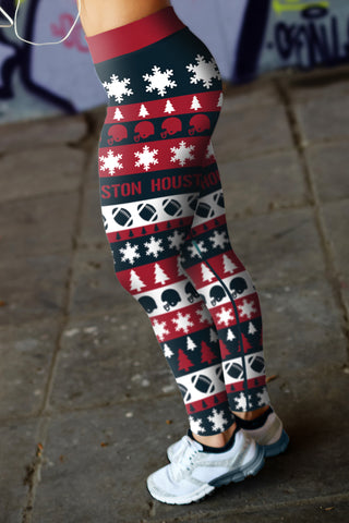 Image of HOU Christmas FB Leggings