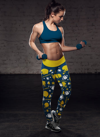 Image of LA CHAR Christmas FB Leggings