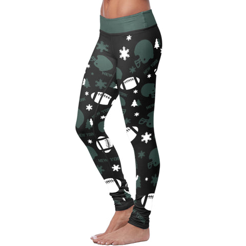 Image of NY JET Christmas FB Leggings