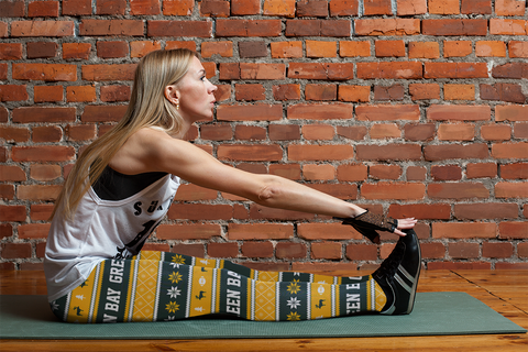 Image of Green Bay Sports Christmas Leggings