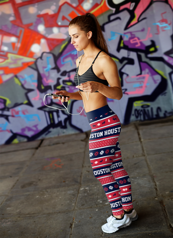 Image of HOU Christmas FB Leggings