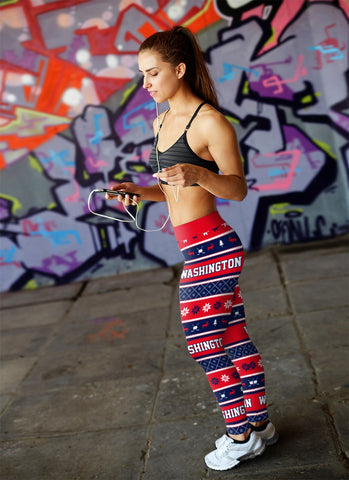 Image of WASH HOC Christmas Leggings