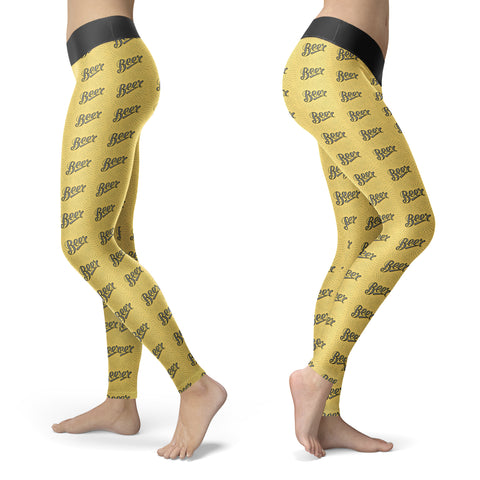 Image of Golden Beer Leggings