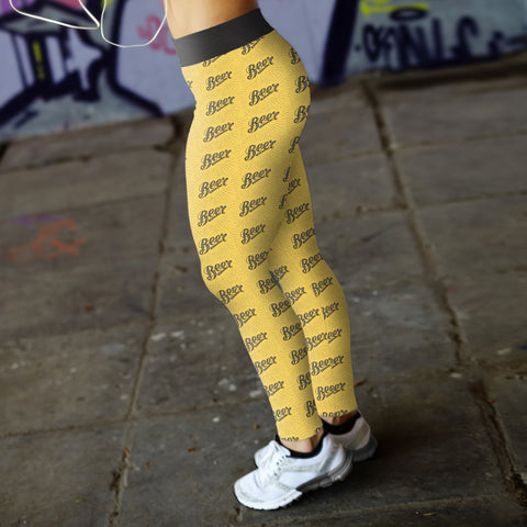 Image of Golden Beer Leggings