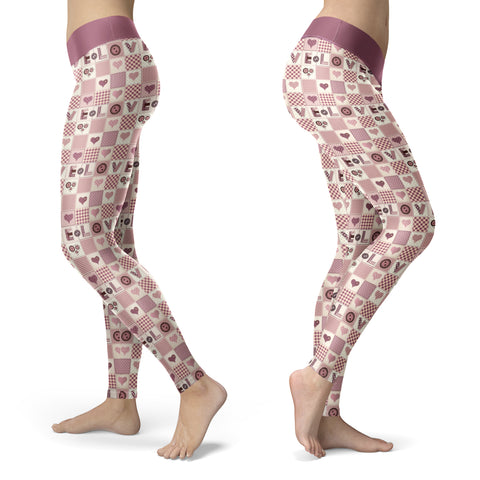 Image of Quilted Love Leggings