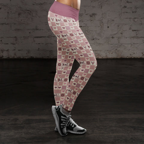 Image of Quilted Love Leggings