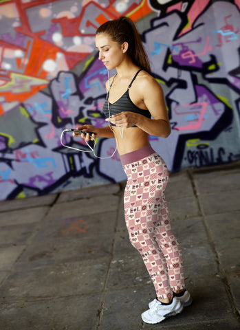 Image of Quilted Love Leggings